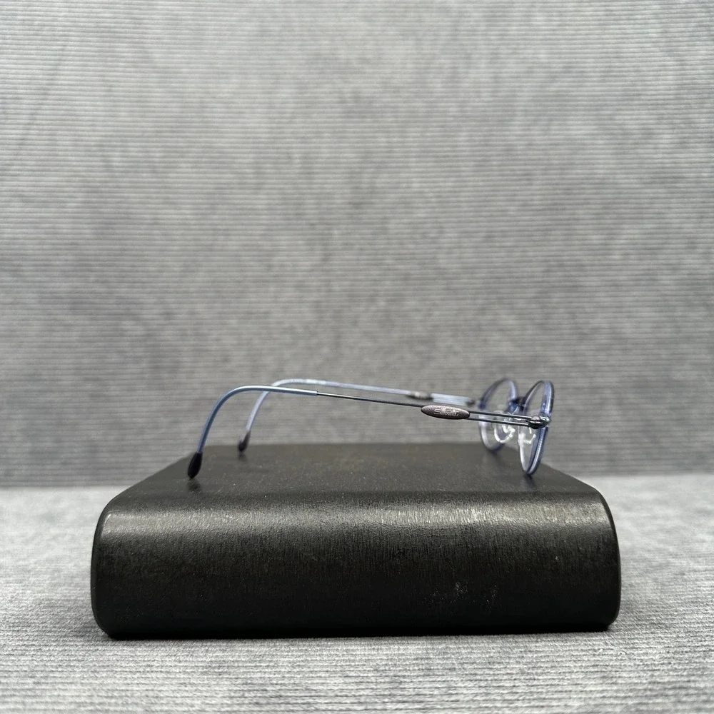 Silhouette SPX M 1948 6053 Purple Oval Y2K Eyeglasses Frames 46-21-135 Austria
